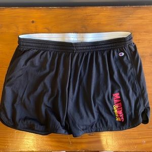 Champion Black Mesh Marine Corps Shorts
